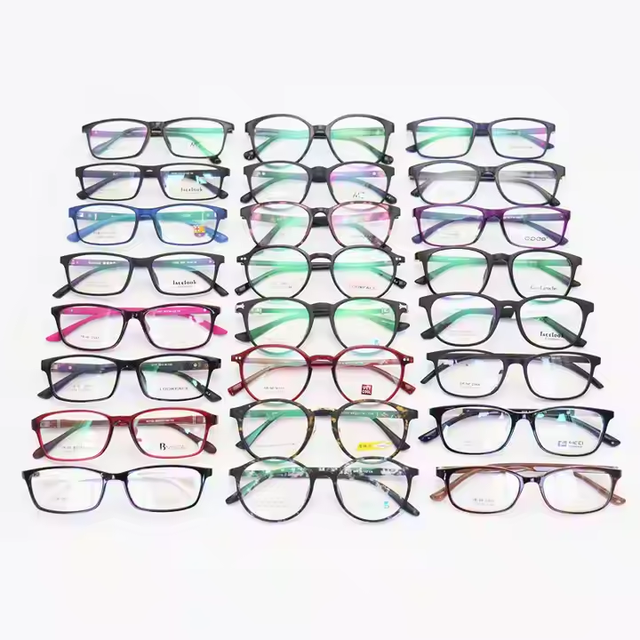 Stock Mixed Designer TR90 Fashion Eyewear Optical Frame Student Eye Glasses Frames Spectacle Assorted Eyeglasses Frames