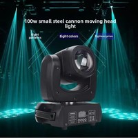 Mini projecteur LED 100W à tête mobile, faisceau sonore activé, contrôle DMX512, couleur RGB, garantie 1 an pour KTV, bar, club, mariage, DJ, discothèque