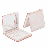 Mini palette de maquillage vide en plastique 3 couleurs pour fard à joues, illuminateur et contour, emballage personnalisable