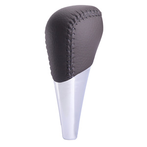 Toyota Car Gear <b>Shift</b> <b>Knob</b> Leather Black And Gray Ergonomic Automatic Transmission Part JM1-3 - Product Image 2