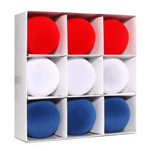 Juego de Adornos Navideños Colgantes de Plástico Impermeable de Alta Calidad, 8CM/9 Piezas, para Decoración de Árboles de Navidad, Fiestas y Festividades - Product Image 6
