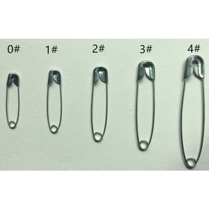 Alfileres <span class=keywords><strong>de</strong></span> seguridad al por mayor No. 01234 Etiqueta <span class=keywords><strong>de</strong></span> ropa grande plateada y blanca <span class=keywords><strong>de</strong></span> Iron Silver & White - Product Image 4