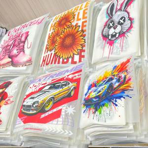 Pegatinas Lavables <span class=keywords><strong>de</strong></span> Dibujos Animados para Transferencia <span class=keywords><strong>de</strong></span> Calor y Serigrafía para <span class=keywords><strong>Camisetas</strong></span> Personalizadas <span class=keywords><strong>de</strong></span> Hombre, Stock <span class=keywords><strong>de</strong></span> Almacén Americano - Product Image 2