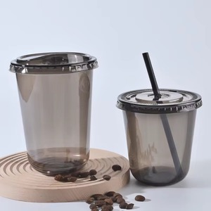 <span class=keywords><strong>Gobelet</strong></span> en <span class=keywords><strong>plastique</strong></span> <span class=keywords><strong>noir</strong></span> jetable 12 oz 14 oz 16 oz <span class=keywords><strong>Gobelet</strong></span> en <span class=keywords><strong>plastique</strong></span> <span class=keywords><strong>noir</strong></span> en forme de U Logo personnalisé <span class=keywords><strong>Gobelet</strong></span> à bulles avec couvercle - Product Image 4