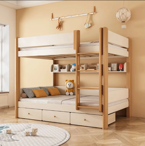 Meubles de chambre à coucher en <span class=keywords><strong>bois</strong></span> avec barrières, <span class=keywords><strong>lit</strong></span> pour enfants, berceau pour bébé - Product Image 3