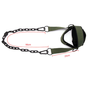 Gimnasio Boxeo Entrenamiento de fuerza Arnés de cuello Entrenamiento de levantamiento de pesas con cadena de acero de 90cm - Product Image 2
