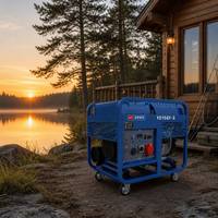 Générateur diesel portable 15 kW Yuchai YC15GF-3 16 kW max triphasé 230 V/400 V refroidi par air pour alimentation de secours