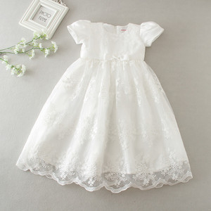 Vestido de <span class=keywords><strong>bautizo</strong></span> Formal hecho a mano <span class=keywords><strong>para</strong></span> niños, <span class=keywords><strong>para</strong></span> recién nacidos, bautismo, cumpleaños, con gorro - Product Image 1