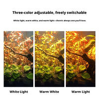 Lámpara LED para Acuario de Enfoque Variable, Alta Luminosidad, con Abrazadera de Aleación de Aluminio, Luz Decorativa para Plantas Acuáticas y Peces