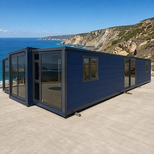 SUNRISE Expandable Container House with Toilet & Shower - All-in-One Prefab Home for <b>Camping</b> - Product Image 1