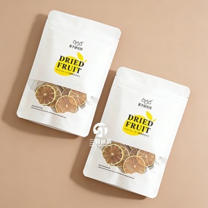 Bolsa Doypack con Cierre Zip de Grado Alimenticio para Rebanadas de Limón Liofilizadas, Fideos y Alimentos para Mascotas, con Ventana Transparente, Material Reutilizable, Pequeña - Product Image 6