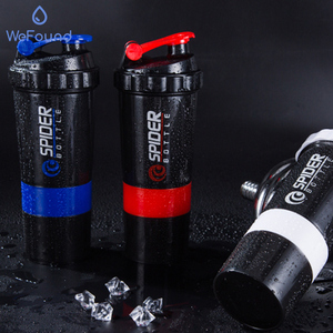Gobelets à protéines en Tritan noir mat en plastique, bouteille personnalisée, <span class=keywords><strong>shaker</strong></span> de gym - Product Image 6