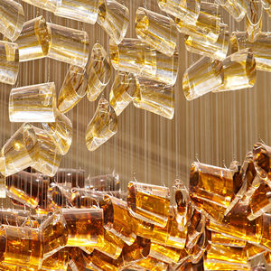 Lámpara <span class=keywords><strong>de</strong></span> Araña LED con Proyección <span class=keywords><strong>de</strong></span> Bolas <span class=keywords><strong>de</strong></span> <span class=keywords><strong>Cristal</strong></span> en Forma <span class=keywords><strong>de</strong></span> Gotas <span class=keywords><strong>de</strong></span> Lluvia para <span class=keywords><strong>Centro</strong></span> <span class=keywords><strong>Comercial</strong></span> <span class=keywords><strong>de</strong></span> Decoración Artística - Product Image 2