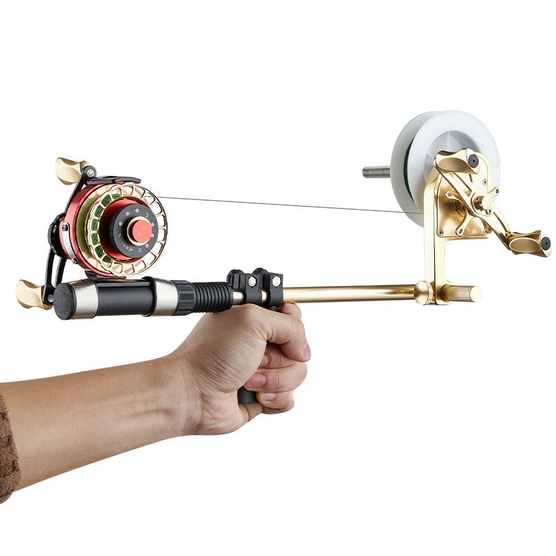 Enrouleur De Ligne XIAOXIAOYU Spool Tackle Winder – 2 Arbres Inox, Base Antidérapante, Alliage Alu/ABS, Compatible Moulinets Spinning Et Baitcasting