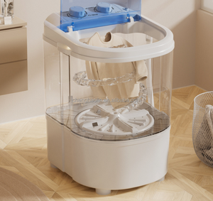 Mini <span class=keywords><strong>Lavadora</strong></span> <span class=keywords><strong>Portátil</strong></span> Compacta Semiautomática con Cesta de Centrifugado <span class=keywords><strong>para</strong></span> Ropa de Bebé, <span class=keywords><strong>Lavadora</strong></span> Pequeña <span class=keywords><strong>para</strong></span> Dormitorio o <span class=keywords><strong>Apartamento</strong></span> - Product Image 5