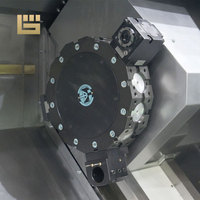 Centro de Torneado CNC Horizontal de Precisión, Máquina de Torneado y Fresado de Alta Resistencia con Sistema de Control GSK Fanuc, Torno CNC
