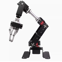 Bras robotique 6-DOF, main robotique à servomoteurs, griffe, pièces de voiture intelligentes, programmation de microcontrôleur DIY pour l'éducation