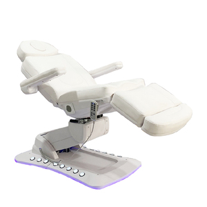 <b>Electric</b> Modern Facial Beauty Salon Bed Medical Spa Massage Treatment <b>Table</b> Adjustable PU Leather Foldable Living Room Use - Product Image 2