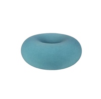 Personnalisé En Bois Massif Cadre Trois-Dimensions Wrap-Around Circulaire Conception Éponge Pouf Art En Forme de Canapé