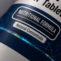 Etiquetas de Embalaje Personalizadas, Etiqueta Adhesiva Impermeable para Frascos, Etiqueta en Rollo para Botellas de Suplementos para el Cuidado de la Salud, Venta al por Mayor