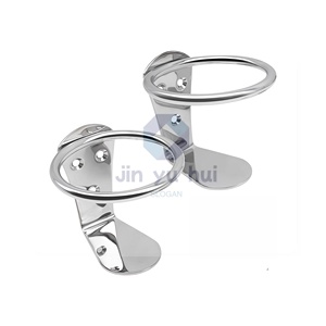 Portabevande Marino in Acciaio Inox 316 - Portabicchieri Antiruggine per Yacht, Cabina e Coperta di Imbarcazioni - Product Image 1
