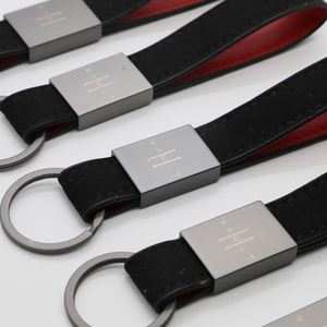 Promotional Gifts High Quality PU Keychain Car Keychain with <b>Key</b> Ring Custom Engraved Logo <b>Key</b> <b>Chain</b> - Product Image 3