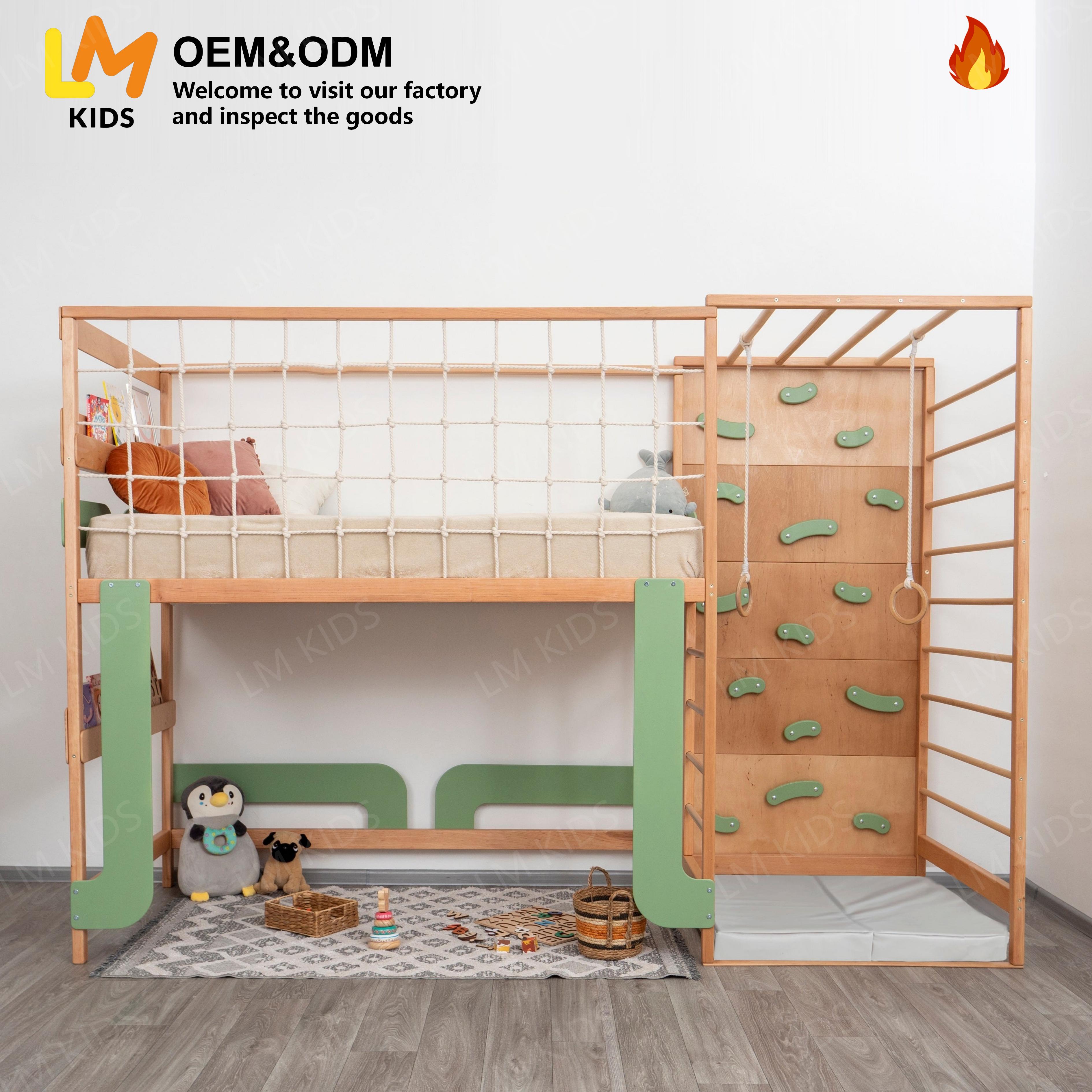 Frozen Children Bunk Bed Solid Wood Castle Design