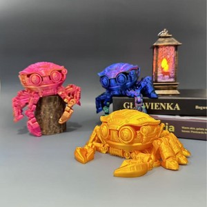 Tùy chỉnh 3D in đồ chơi ẩn sĩ Cua 3D in cua đồ chơi căng thẳng relife đồ chơi bàn động vật trang trí - Product Image 2