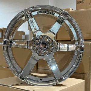 גלגלי סגסוגת מחושלים Chrome TE37 בגדלים 17 18 19 20 אינץ' 5X120 5X112 5X114.3 חישוקים עבור ב.מ.וו מרצדס אאודי פורשה סובארו מאזדה - Product Image 5