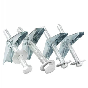 High Quality Wing Anchor Bolt Zinc Plated Steel <b>Spring</b> <b>Toggle</b> Anchor Bolt M3/M4/M5/M6/M8 <b>Toggle</b> Bolt with Wing Nut - Product Image 3