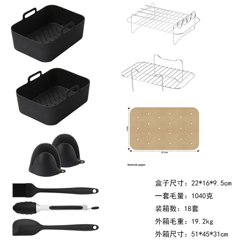 Ensemble de 9 pièces - 150 feuilles de papier huilé naturel