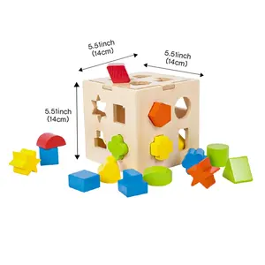 Beste Educatief Zintuiglijke Speelgoed Geavanceerde Houten Vorm Sorter Sorteren Speelgoed Voor 1 Jaar Oud Peuters Baby Kids