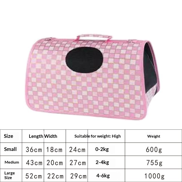 Grille rose et blanche