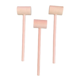 Mini marteau en bois pour enfants, manche de 12.2Cm, tête de 4.2Cm, outil de battage, jouet unisexe, âge de 2 à 4 ans - Product Image 5