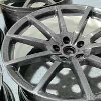 Velg Serat Karbon 20 Inci Untuk Ferrari SF90 & 296, Depan 9.5J ET43.3 Belakang 11.5J ET35.9, Spesifikasi OEM Pas Sempurna, Velg Karbon