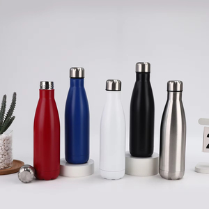 Portable Stainless Steel Vacuum Insulated Water <b>Bottle</b> With Logo Design For Hot Cold Beverages Adults' Back To School Essential - Product Image 1