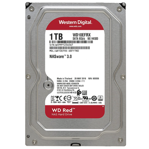 ฮาร์ดดิสก์ NAS ขนาด 1TB สีแดง ความเร็ว 5400 RPM ระดับ SATA 6Gb/s แคช 64MB ขนาด 3.5 นิ้ว รุ่น <span class=keywords><strong>WD10EFRX</strong></span> - Product Image 1