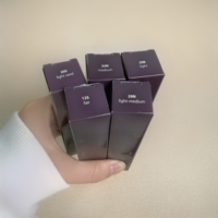 Vente en gros de maquillage liquide de luxe à couvrance totale sans huile, marque privée, maquillage liquide pour le visage de haute qualité, imperméable, fond de teint