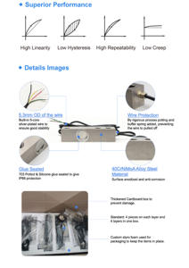 Celda de Carga Tipo S Pulida SWJ SUL 7.5t-10t con Precisión del 0.03% para Básculas de Plataforma y de Piso con Resorte - Product Image 5