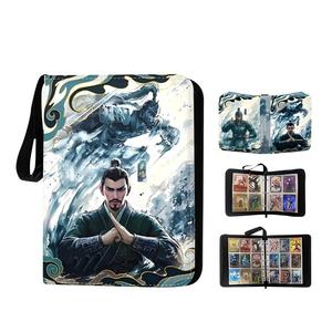 <span class=keywords><strong>Classeur</strong></span> de cartes à collectionner personnalisé Pokemoned, capacité 400 cartes, avec 4 pochettes en PU de 9 emplacements - Product Image 2