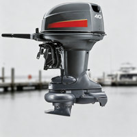 Motor fueraborda de 15hp y 40hp, de 2 y 4 tiempos, eléctrico, con propulsión a chorro, para embarcaciones pequeñas