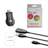 Adaptador de Pantalla Inalámbrico HDMI Anycast WiFi 1080P, Receptor Dongle para Duplicación de Pantalla Móvil para iPhone, Mac, iOS, Android a TV