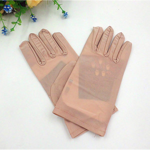 Gants de cyclisme en spandex pour femmes Fulishu, couleur unie, élastiques, pour l'été, pour adultes - Product Image 4