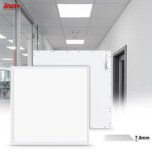 Gewerbliche Qualität 600x600mm <span class=keywords><strong>2</strong></span>*<span class=keywords><strong>2</strong></span> Fuß LED-Panel-Leuchte Ultra-Dünn 7,8mm Seitenbeleuchtung für Klassenzimmer Kliniken Einzelhandelsräume - Product Image 1
