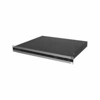 Amplificateur de puissance de classe D 2/4 canaux 1U à montage en rack avec contrôle de volume indépendant et indicateur LED pour amplificateur audio professionnel
