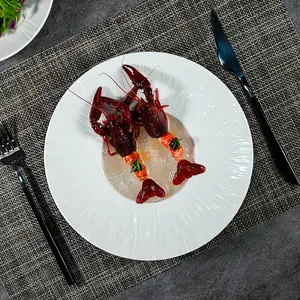 피토 호레카 홈웨어 도자기 디너 세트 도자기 서빙 요리 세트 도자기 접시 세트 취사 호텔 용품