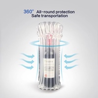 Sac gonflable en colonne d'air en forme de Q sur mesure YISHI pour protéger les bocaux en verre, le miel, la confiture, les bouteilles, emballage antichoc