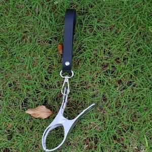 Metal Storage Clips with PU Leather Strap Baby Shoe Clips Drying <b>Keychain</b> Storage Goodies Welcome Gifts Promotional Portable - Product Image 3