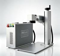 Machine de marquage laser à fibre HJZ Laser Mini 20W/30W/50W - Système CNC refroidi par air avec faible coût d'entretien