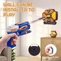 PANDAS Ensemble de pistolet à balles molles pour cible de tir pour enfants en plein air Vente à chaud Jeu d'airsoft Électronique Son Lumière Fabriqué en plastique durable